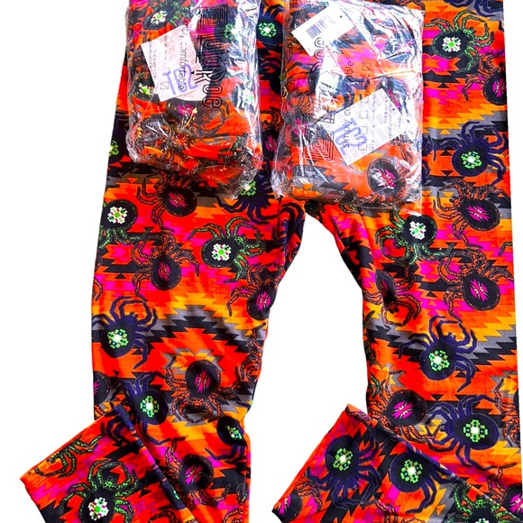 Lularoe TC2 Spider Halloween leggings! New in pkg! From Og‎ designer Patrick! - Picture 5 of 6